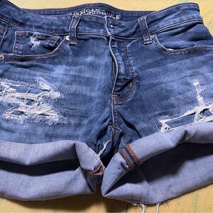 American Eagle Distressed Denim Shorts